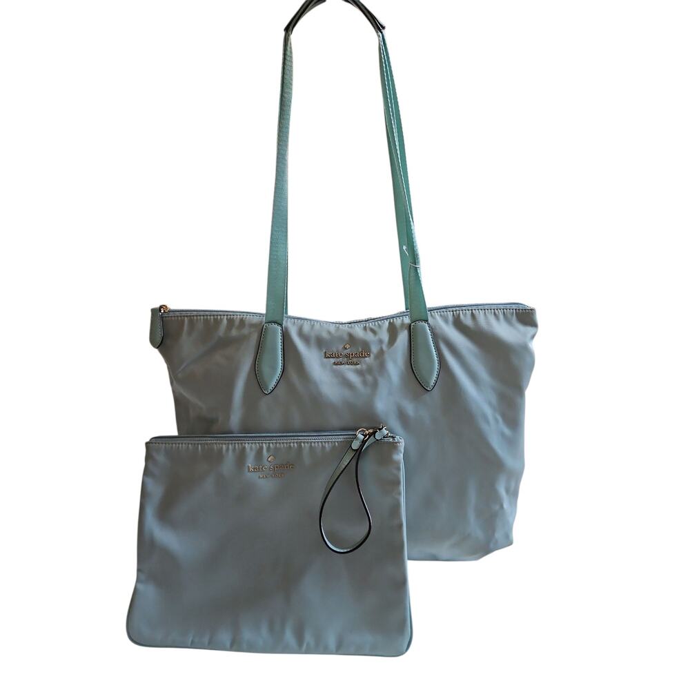 Kate Spade Kitt Nylon Tote Bag with COA and Pouch
